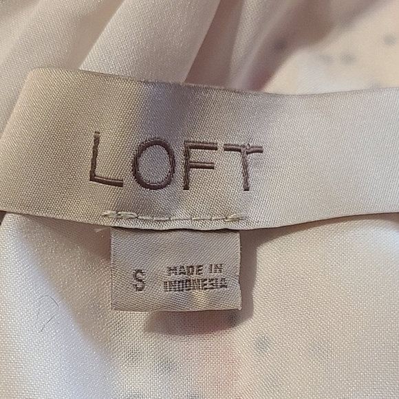 Loft size S white/pink dress - Picture 9 of 10